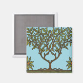 William Morris Tree Frieze Bloemenbehang Magneet (Voorkant / Achterkant)