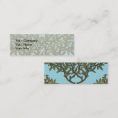 William Morris Tree Frieze Bloemenbehang Mini Visitekaartje (Voorkant / Achterkant)
