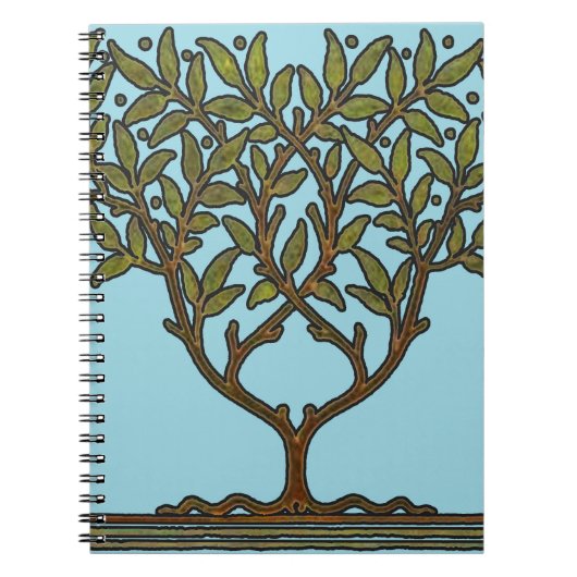 William Morris Tree Frieze Bloemenbehang Notitieboek (Voorkant)