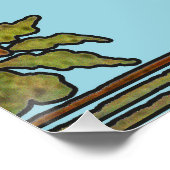 William Morris Tree Frieze Bloemenbehang Perfect Poster (Hoek)