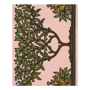 William Morris Tree Frieze Bloemenbehang Poster