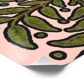 William Morris Tree Frieze Bloemenbehang Poster (Hoek)