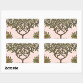 William Morris Tree Frieze Bloemenbehang Rechthoekige Sticker (Vel)