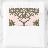 William Morris Tree Frieze Bloemenbehang Rechthoekige Sticker (Tas)