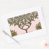 William Morris Tree Frieze Bloemenbehang Rechthoekige Sticker (Envelop)