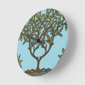 William Morris Tree Frieze Bloemenbehang Ronde Klok (Hoek)