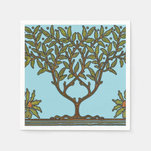William Morris Tree Frieze Bloemenbehang Servet