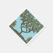 William Morris Tree Frieze Bloemenbehang Servet (Hoek)