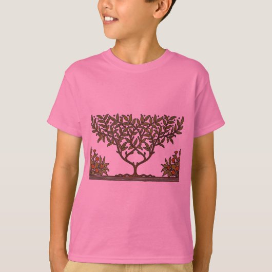 William Morris Tree Frieze Bloemenbehang T-shirt (Voorkant)