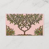William Morris Tree Frieze Bloemenbehang Visitekaartje (Achterkant)