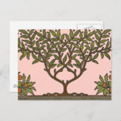 William Morris Tree Frieze Floral Wallpaper Briefkaart (Voorkant / Achterkant)