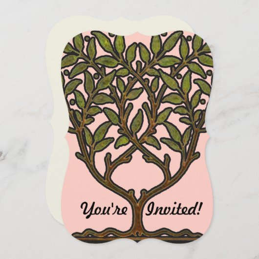 William Morris Tree Frieze Floral Wallpaper Kaart (Voorkant / Achterkant)