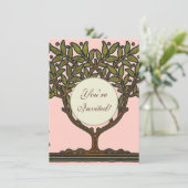 William Morris Tree Frieze Floral Wallpaper Kaart (Staand voorkant)