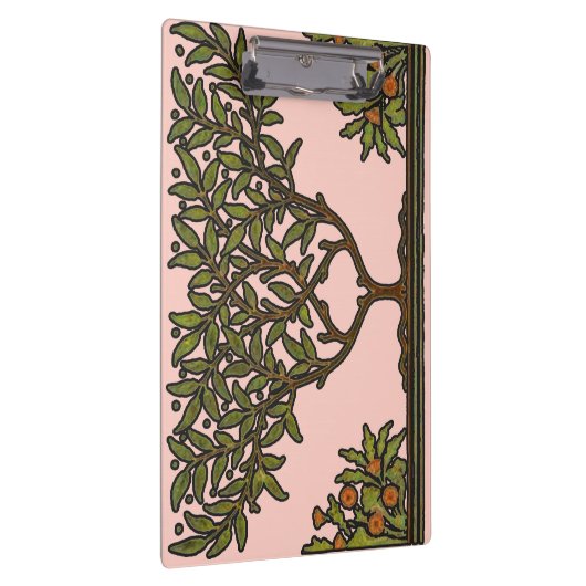 William Morris Tree Frieze Floral Wallpaper Klembord (Rechts)