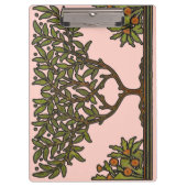 William Morris Tree Frieze Floral Wallpaper Klembord (Voorkant)
