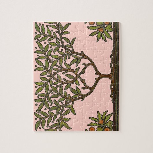 William Morris Tree Frieze Floral Wallpaper Legpuzzel (Verticaal)