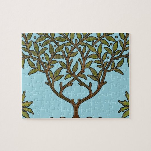 William Morris Tree Frieze Floral Wallpaper Legpuzzel (Horizontaal)
