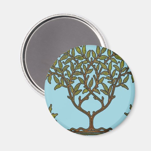 William Morris Tree Frieze Floral Wallpaper Magneet (Voorkant / Achterkant)