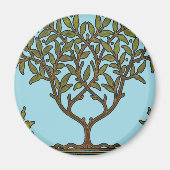 William Morris Tree Frieze Floral Wallpaper Magneet (Voorkant)