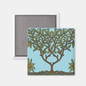 William Morris Tree Frieze Floral Wallpaper Magneet (Voorkant / Achterkant)