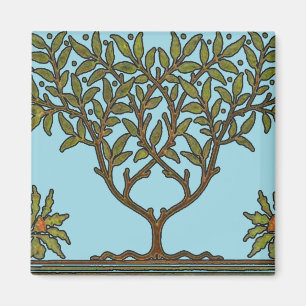 William Morris Tree Frieze Floral Wallpaper Magneet