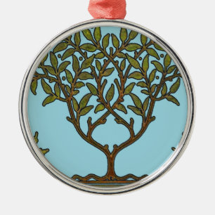 William Morris Tree Frieze Floral Wallpaper Metalen Ornament