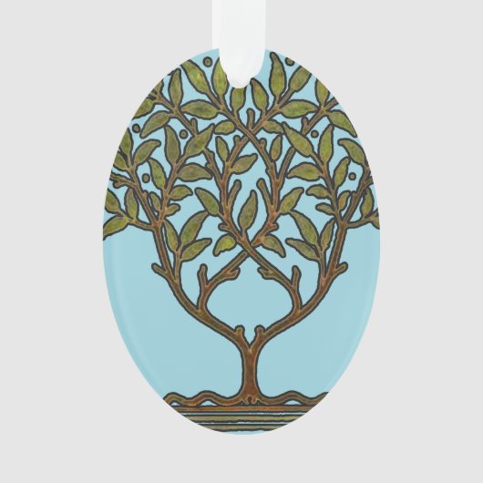 William Morris Tree Frieze Floral Wallpaper Ornament (voorkant)