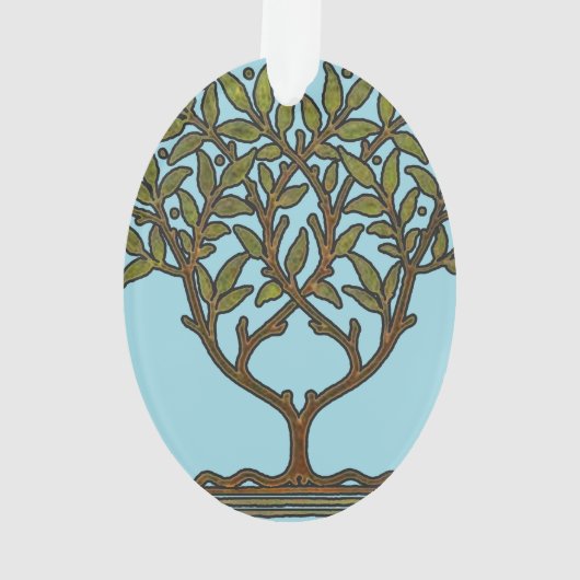 William Morris Tree Frieze Floral Wallpaper Ornament (achterkant)