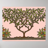 William Morris Tree Frieze Floral Wallpaper Poster (Voorkant)