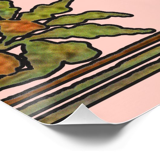 William Morris Tree Frieze Floral Wallpaper Poster (Hoek)