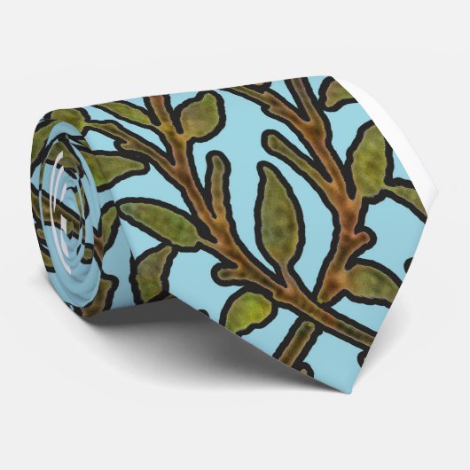 William Morris Tree Frieze Floral Wallpaper Stropdas (Opgerold)