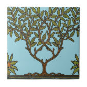 William Morris Tree Frieze Floral Wallpaper Tegeltje (Voorkant)