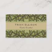 William Morris Tree Frieze Floral Wallpaper Visitekaartje (Voorkant)