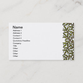 William Morris Tree Frieze Floral Wallpaper Visitekaartje