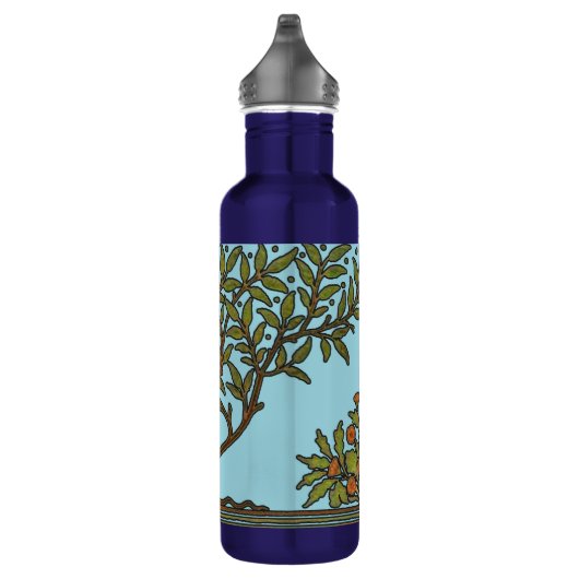 William Morris Tree Frieze Floral Wallpaper Waterfles (Rechts)