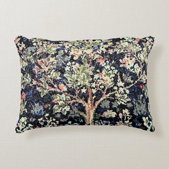 William Morris Tree of Life Accent Pillow Kussen (Voorkant)