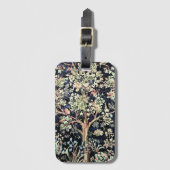 William Morris Tree of Life Bagagelabel (Voorkant (verticaal))