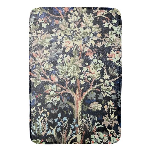 William Morris Tree of Life Bath Mat (Voorkant Verticaal)
