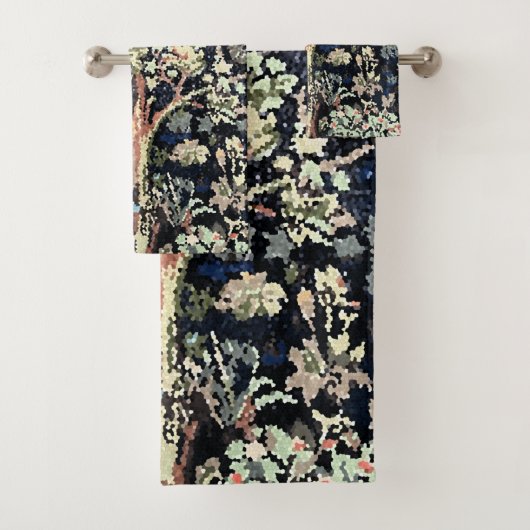 William Morris Tree of Life Bath Towels Bad Handdoek (Insitu)