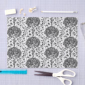 William Morris Tree of Life, Black & White Tissuepapier (Craft)