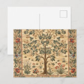 William Morris Tree of Life Briefkaart (Voorkant / Achterkant)