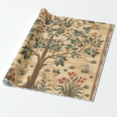 William Morris Tree of Life Cadeaupapier (Uitgerold)