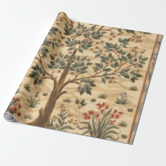 William Morris Tree of Life Cadeaupapier (Uitgerold)