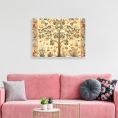 William Morris Tree of Life Canvas Afdruk (Insitu (Woonkamer))