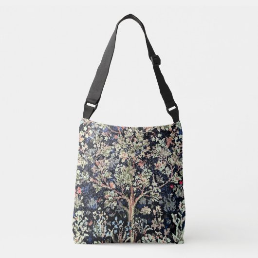 William Morris Tree of Life Cross-body bag tas (Voorkant)