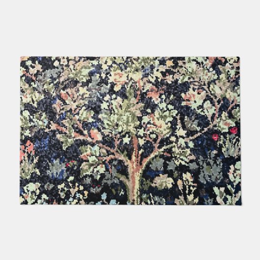 William Morris Tree of Life Door Mat (Voorkant)