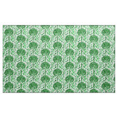 William Morris Tree of Life, Emerald Green & White Stof (Yard (91,4 cm))