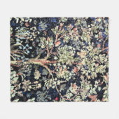 William Morris Tree of Life Fleece Blanket Deken (Voorkant (Horizontaal))