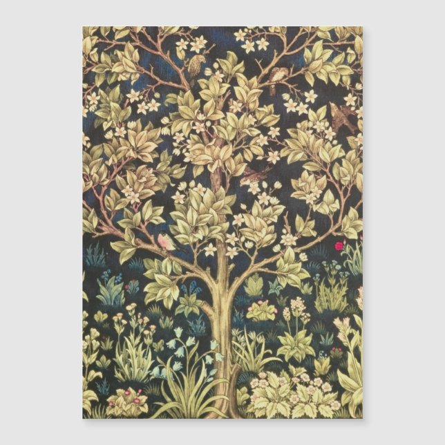 William Morris Tree of Life Floral  Art (Voorkant)
