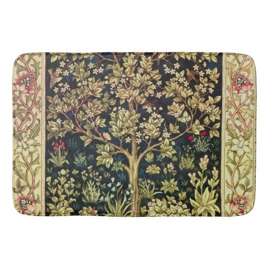 William Morris Tree of Life Floral  Art Badmat (Voorkant)